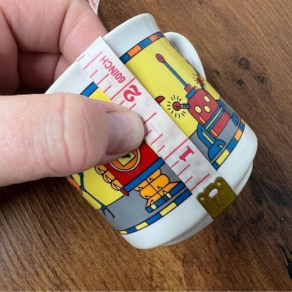 Vintage Robot Childrens Mug Silvestri by Charles Berry Ceramic EUC - Picture 6 of 6